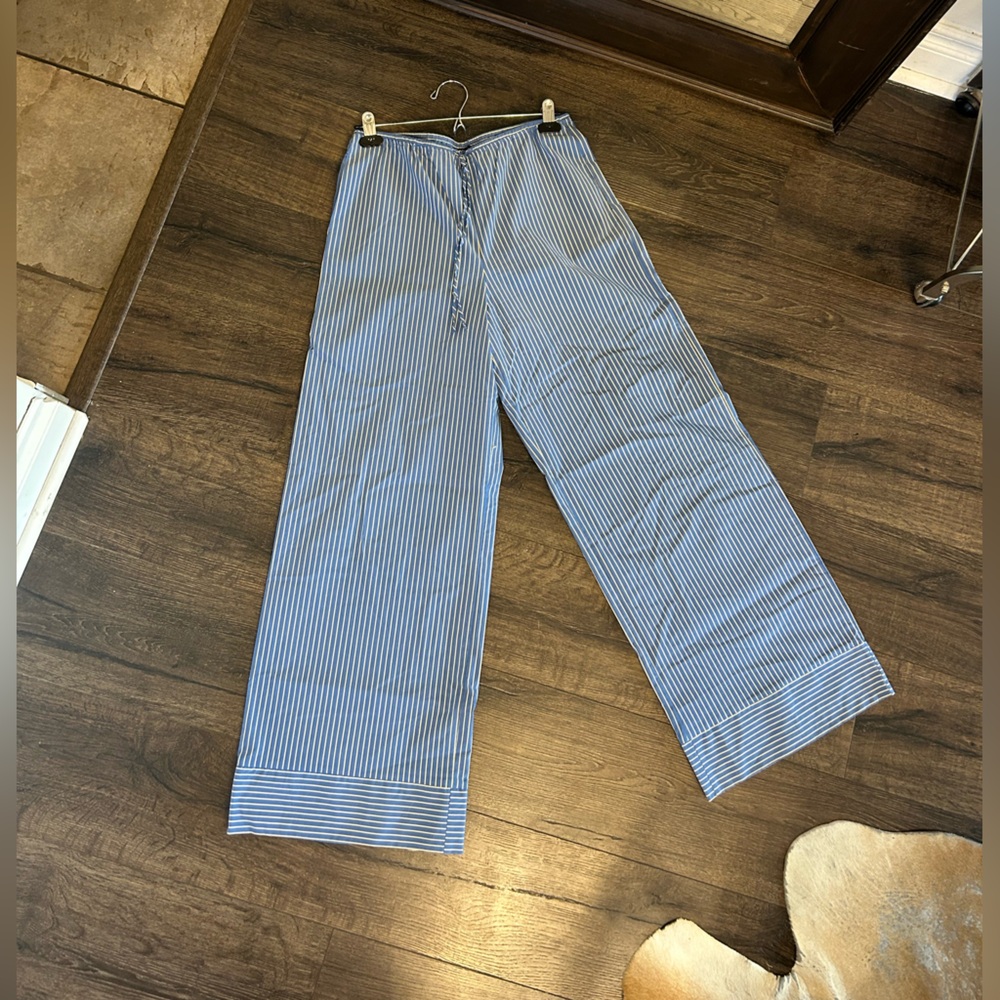 Zara Blue Striped Pants